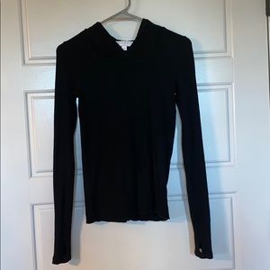 Spiritual Gangster ribbed long sleeve hoodie